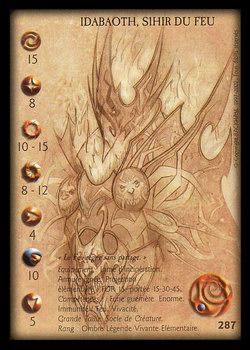 Carte Idabaoth, Sihir de Feu