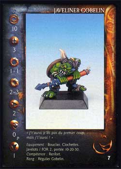 Carte Javelinier gobelin