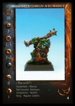 Carte Maraudeur Gobelin avec Massue
