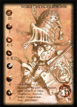 Carte Noble Chevalier ströhm