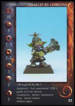 Carte Tirailleurs Gobelin