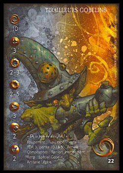 Carte Tirailleur Gobelin
