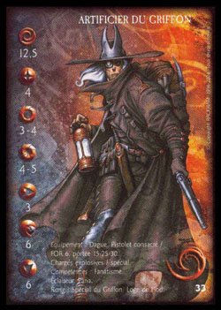 Carte Artificier du Griffon