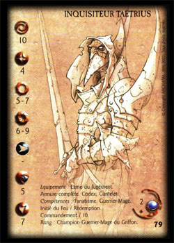 Carte Inquisiteur Taëtrius