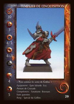Carte Templier de l'Inquisition