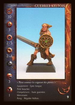 Carte Guerrier Keltois