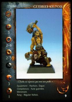 Carte Guerrier Keltois