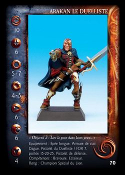 Carte Arakan le Duelliste