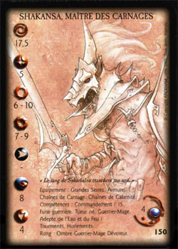Carte Shakansa, Maître des Carnages