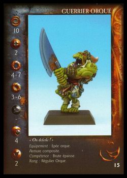 Carte Guerrier Orque