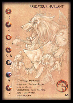 Carte Prédateur Hurlant