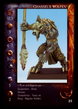 Carte Chasseur Wolfen