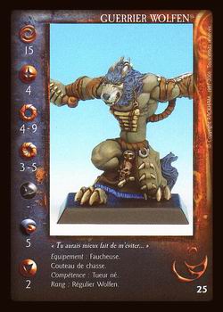Carte Guerrier Wolfen