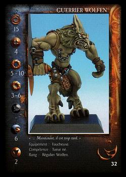Carte Guerrier Wolfen #3