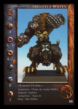 Carte Prédateur Wolfen 1 ( chaine)